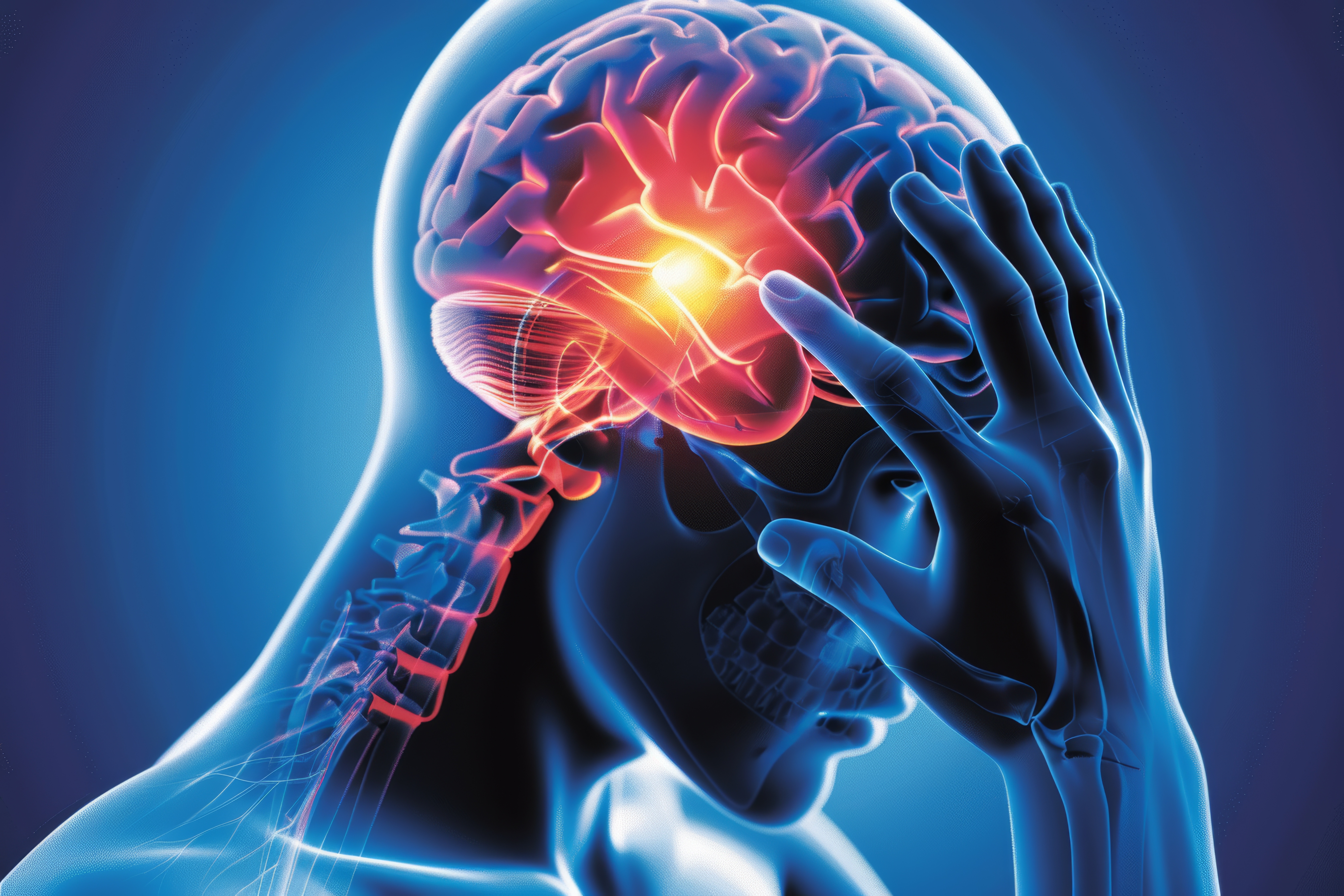 Person with tension headache — headache and migraine treatment Pittsburgh PA